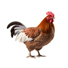 Fototapeta premium rooster isolated on white background