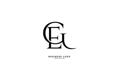 GE ,GE ,E ,G ,Abstract Letters Logo Monogram