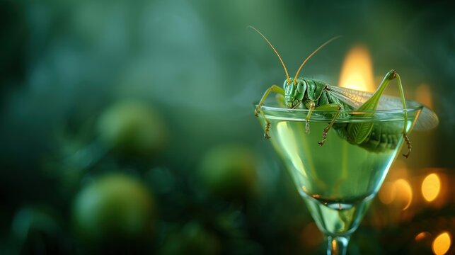 Insect Martini, Bug Bite, Insect Infusion, Buggy Beverage.
