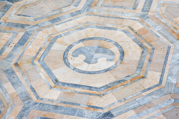 Decoration on an ancient pavement.