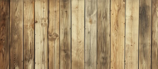 Fototapeta premium Experience the Rustic Charm - A Visually Engaging Display of Weathered Wooden Planks in Harmonious Arrangement