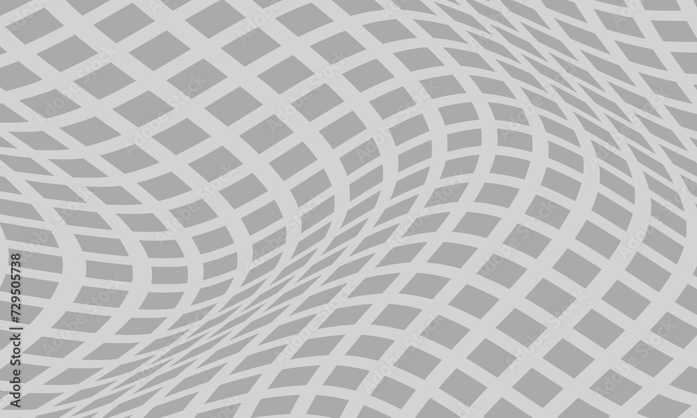 Aufkleber abstract seamless grey rectangle wave pattern on grey.
