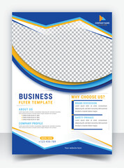 vector business flyer template