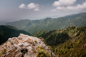 Die Berge der Great Smoky Mountains