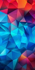 Obraz premium Geometric pattern, multicolored drawing, graphics, minimalistic background image for mobile phone, ios, Android, banner for instagram stories, vertical wallpaper.