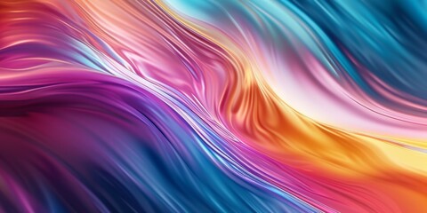Revolutionizing Visual Language With Dynamic Abstract Backgrounds And Colorful Wave Patterns. Сoncept Abstract Art, Dynamic Backgrounds, Colorful Waves, Visual Language Revolution