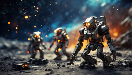 Fototapeta premium Spaceship Army