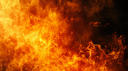 Fototapeta premium Ethereal Flames Abstract Design