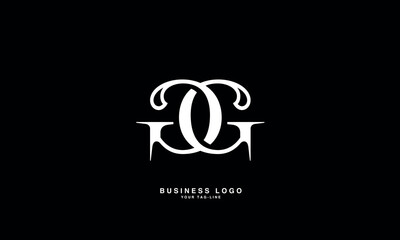 Obraz premium G, GG, Abstract Letters Logo Monogram