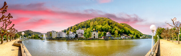 Panorama, Bad Ems, Deutschland 