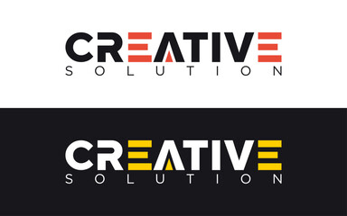 Creative modern stylish calligraphy letter logo design