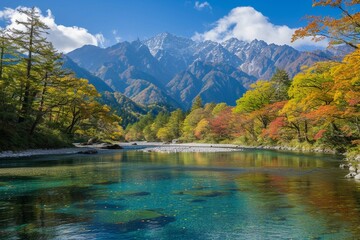 Kamikochi, Japan,Nagano Prefecture,Matsumoto, Nagano