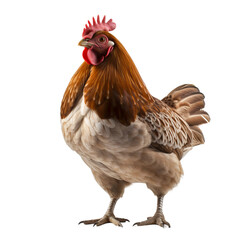 Fototapeta premium rooster isolated on white background