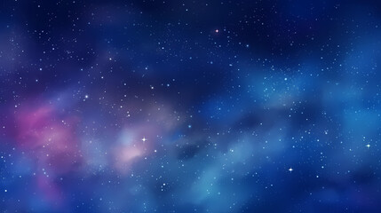 Obraz premium Sparkling starry night sky background