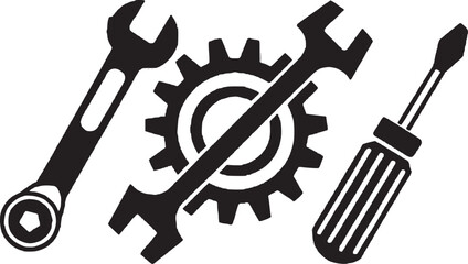 tools and service icons set vector collections.