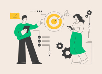 Internal marketing abstract concept vector illustration. © Visual Generation