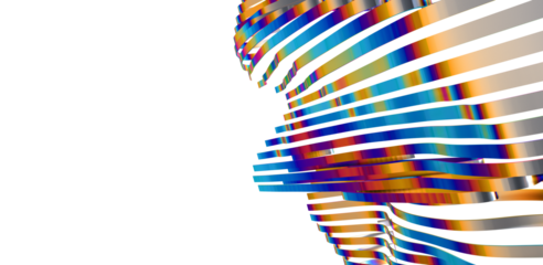 Chromatic Splendor: A Mesmerizing 3D Display of Colors