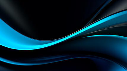  blue and cyan wave abstract background