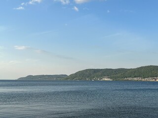 view of the sea from the sea