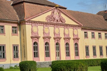 Castle in Bijacovce in summer, Slovakia