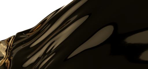 Glamorous Draping: Abstract 3D Gold Cloth Illustration for Alluring Designs