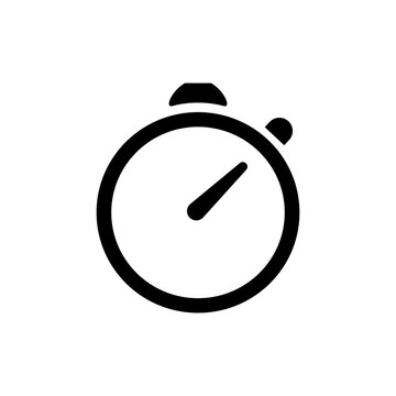 an icon of the alarm clock in a simple line art design