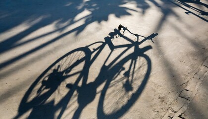 shadow of bike