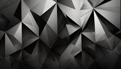 abstract geometric black background with triangles