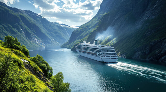 Cruise Ship, Liners On most visited tourist sites