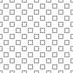 Black seamless abstract pattern. Overlay for background and backdrop. Ornamental design. PNG graphic illustration with transparent background.