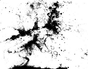 Obraz premium Rustic grunge texture with grain and stains. Abstract noise background. PNG graphic illustration with transparent background.
