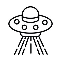 Ufo icon vector stock illustration
