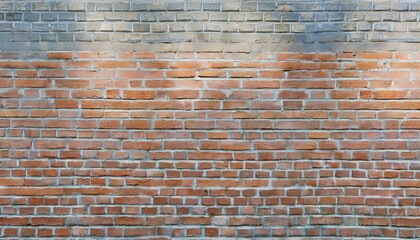 panoramic view of masonry brick wall as background