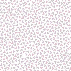 Heart icons seamless pattern on pink background. Texture background.