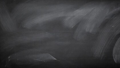 abstract texture of chalk rubbed out on blackboard or chalkboard background school education dark...