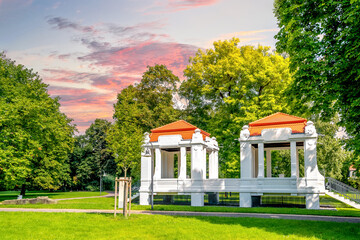 Park, Bad Koesen, Deutschland 