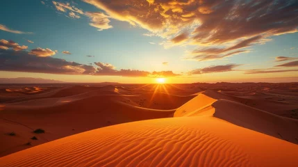 Cercles muraux Brun sand dunes in the desert