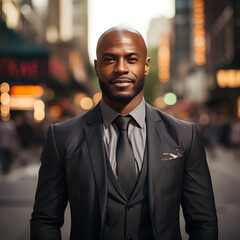 The black businessman