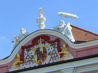 Luftschiff am Schloss Meersburg © Fabian Ibelherr