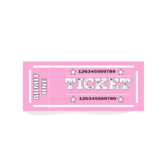 admit one Pink ticket