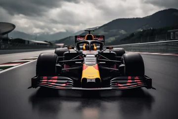 Fotobehang F1 car during Formula 1 Grand Prix of Austria at Redbull Ring. © Steam visuals