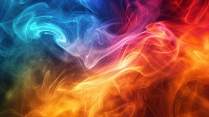 bright colored smoke