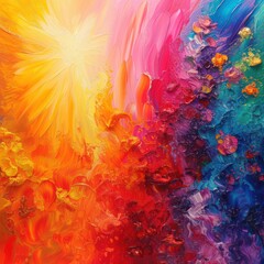 bright colors of summer