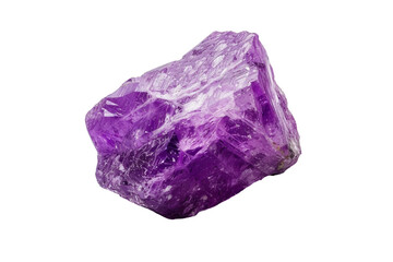 Sugilite Purple Gemstone on Transparent Background