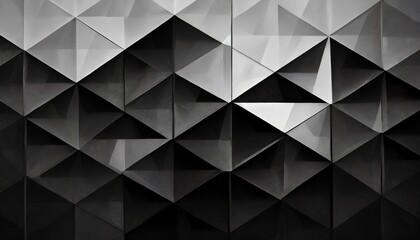 abstract geometric black background with triangles