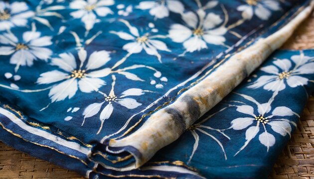 indigo batik cloth