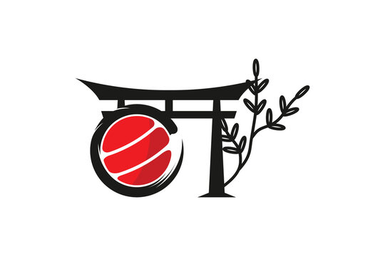 japanese food logo design with modern concept