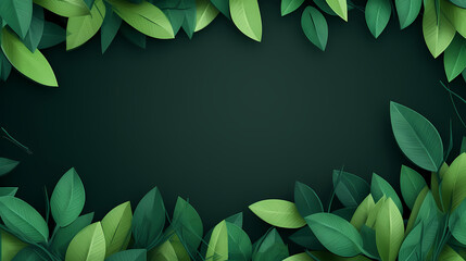 Spring background, green natural rustic background