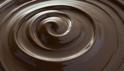 Surface very dark chocolate cream. Melted chocolate background