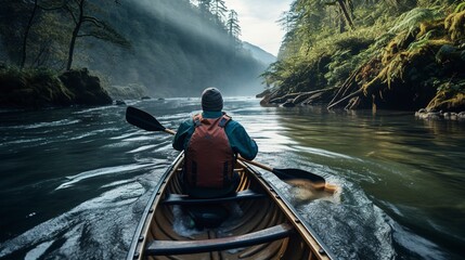 A photo of Adventure Canoeing Down Rivers